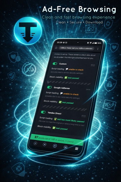 TDM settings panel with sorting, notification and Wi-Fi-only options